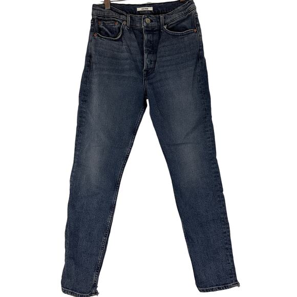 GRLFRND Karolina High Rise Skinny Button Fly Size 28 - Picture 1 of 10